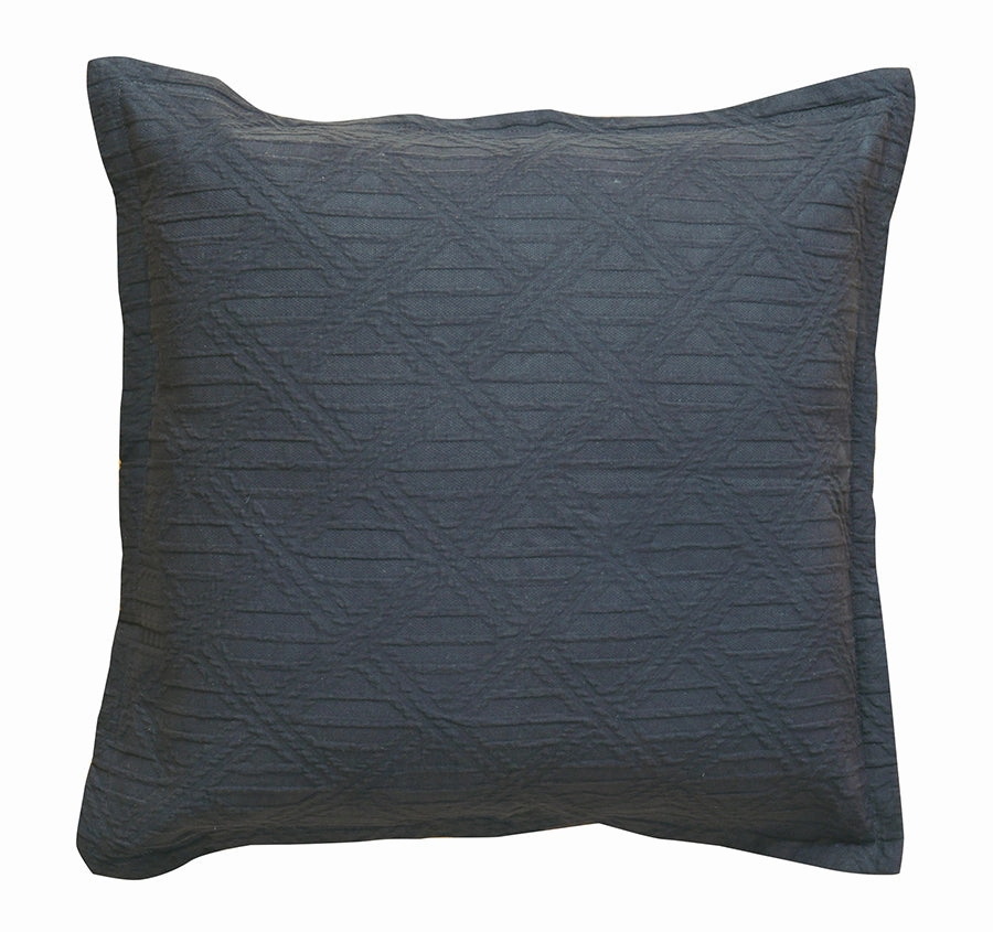 Hallston European Pillowcase Charcoal