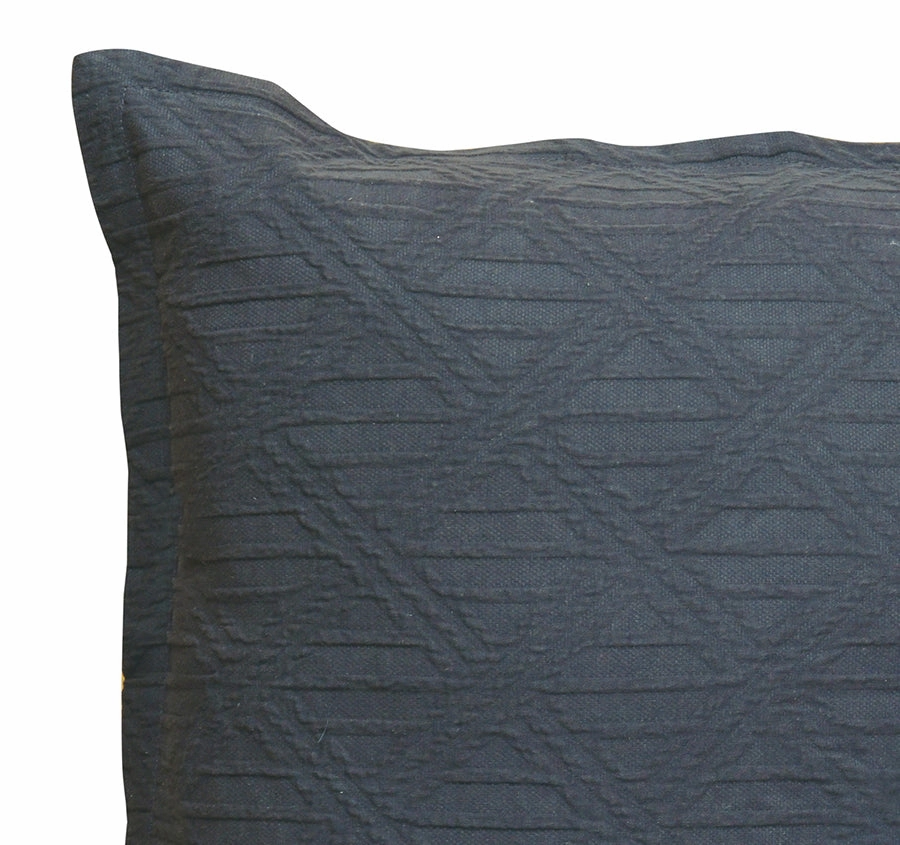 Hallston European Pillowcase Charcoal
