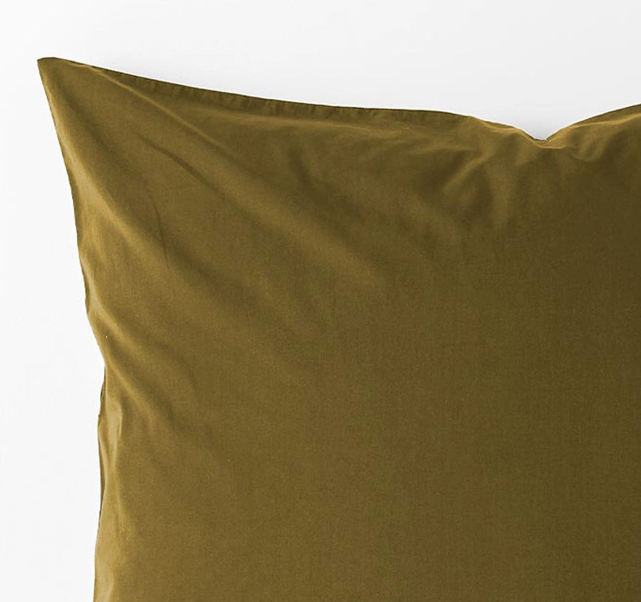 Halo Organic Cotton European Pillowcase Khaki