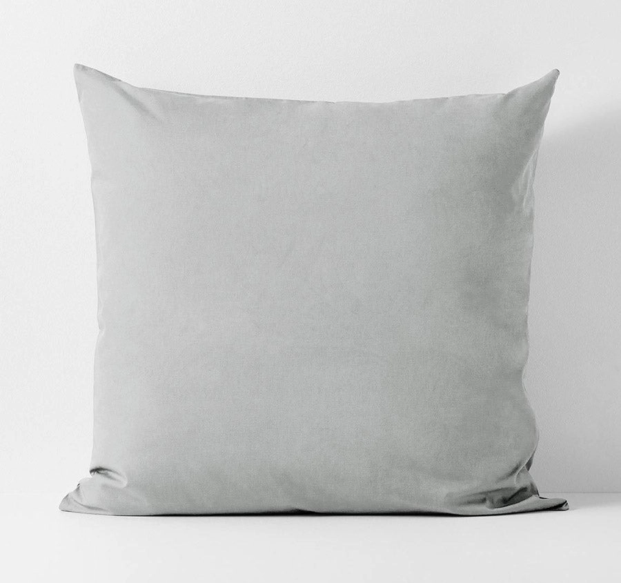 Halo Organic Cotton European Pillowcase Pebble