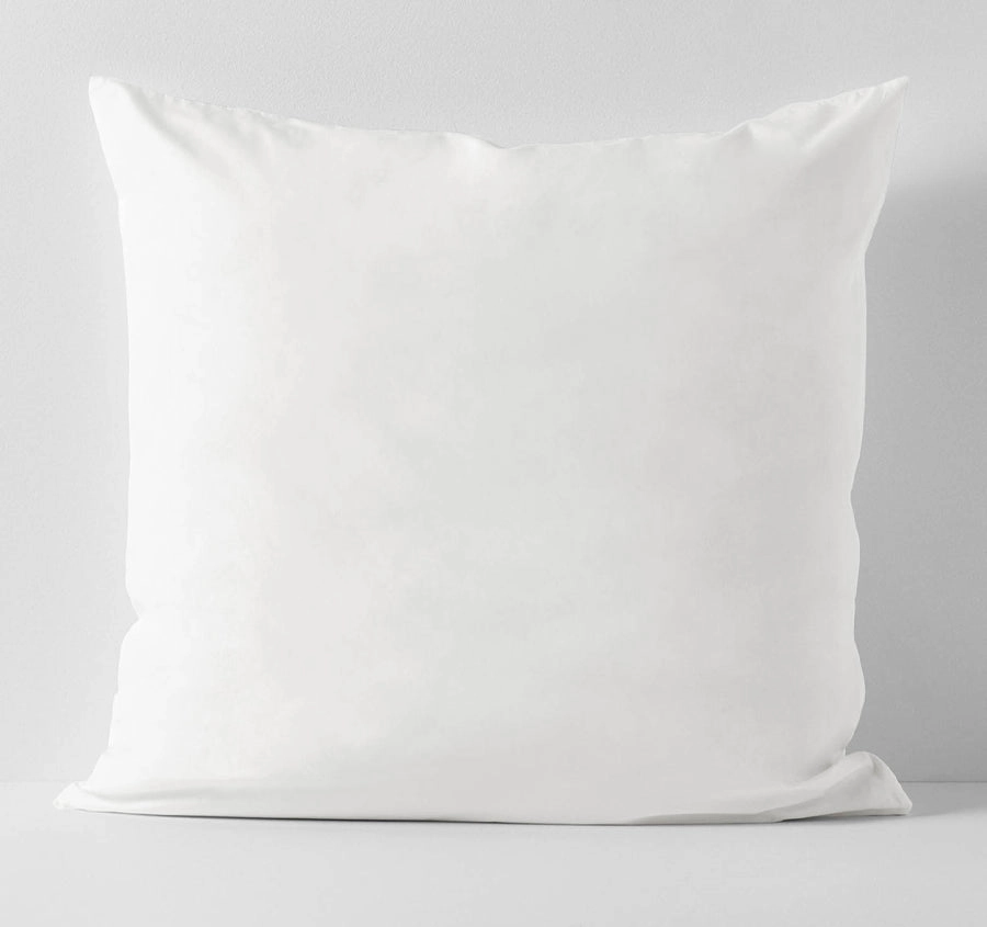 Halo Organic Cotton European Pillowcase White