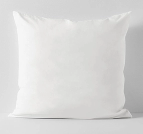 Halo Organic Cotton European Pillowcase White