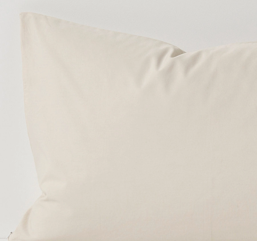 Halo Organic Cotton Standard Pillowcase White Sand