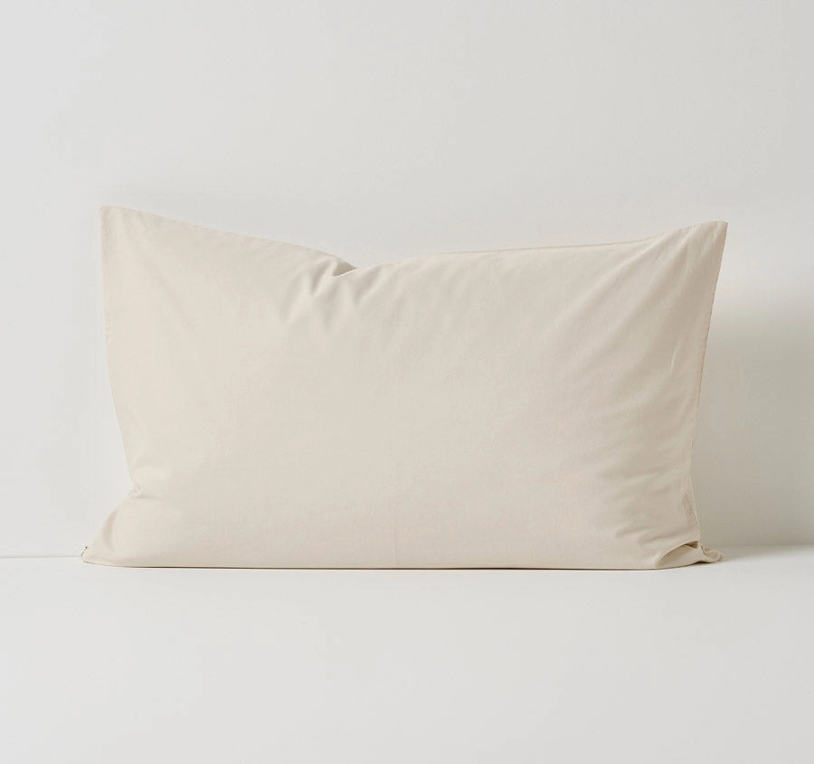 Halo Organic Cotton Standard Pillowcase White Sand
