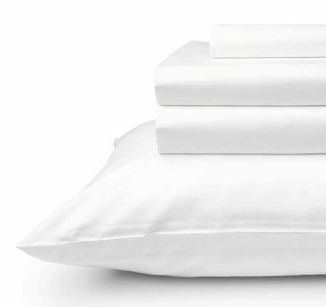 Heavy Hotel Grade 185GSM Cotton Standard Pillowcase Pair White