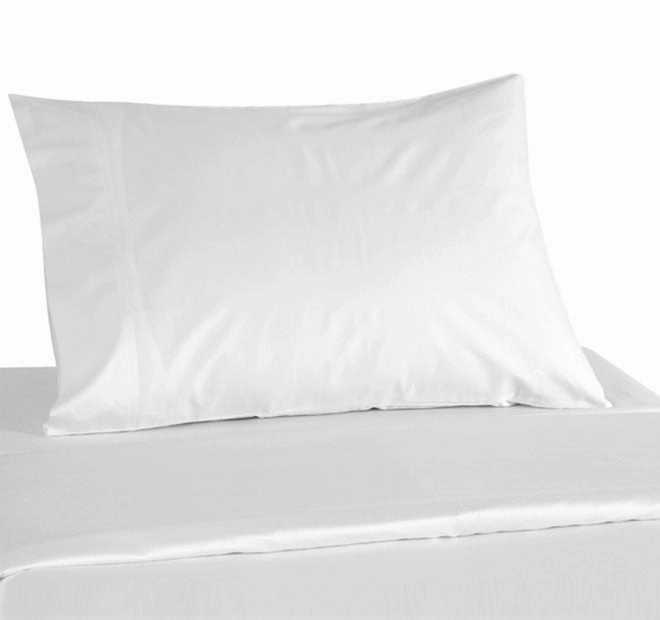 Heavy Hotel Grade 185GSM Cotton Standard Pillowcase Pair White