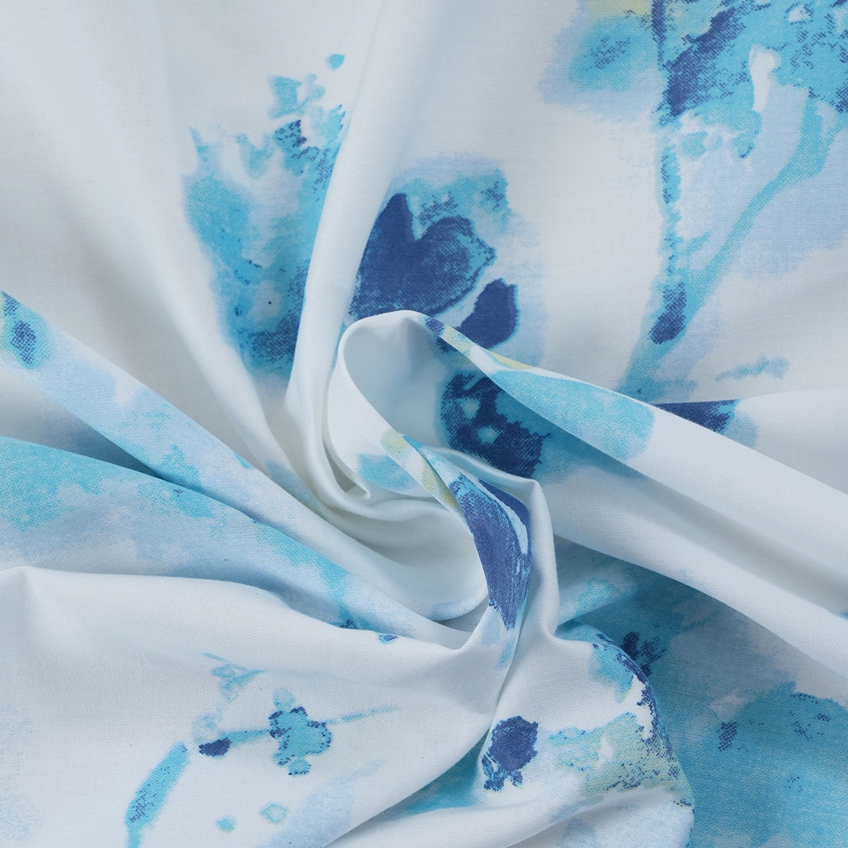 Hermosa Eclectic Garden Painterly Floral 100%Cotton Printed Bed Sheet With Pillow Case