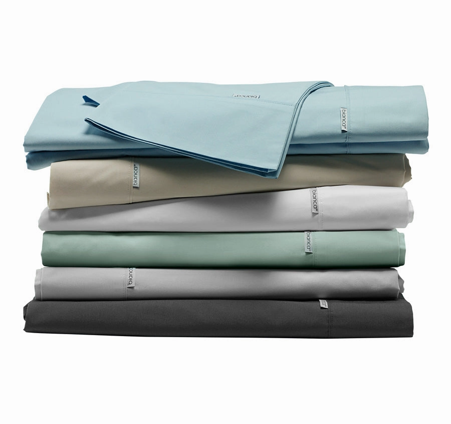 Heston 300THC Cotton Percale Mega Sheet Set Range Stone