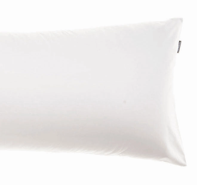 Hotel Augusta 500THC Cotton Sateen Body Pillowcase White