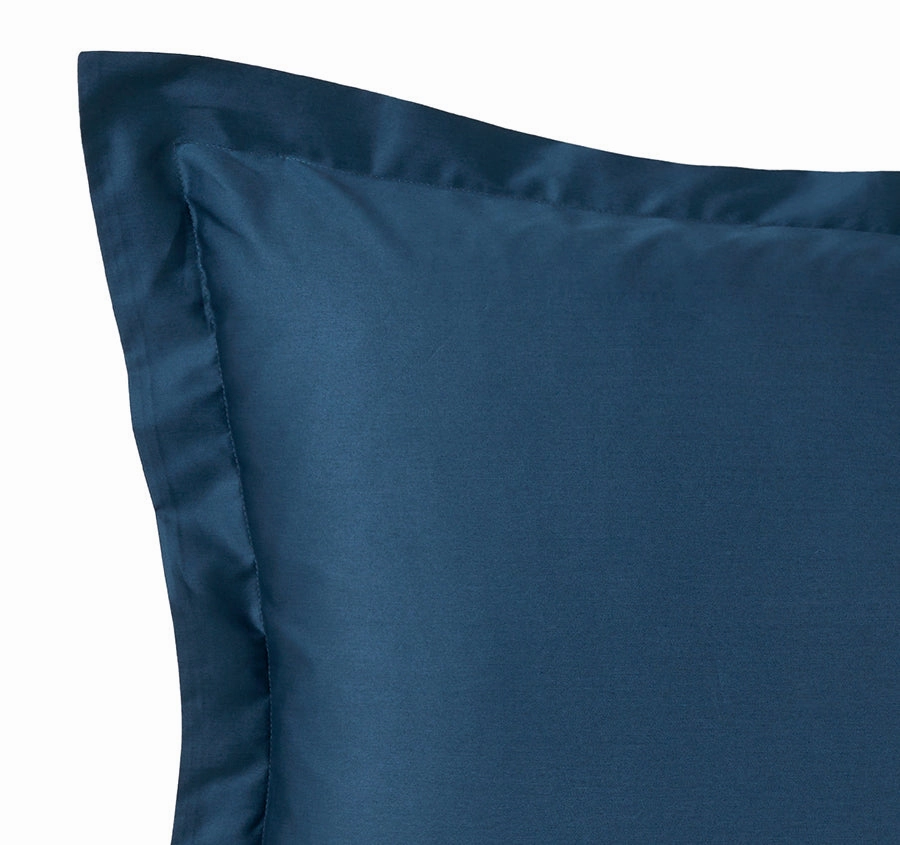 Hotel Augusta 500THC Cotton Sateen European Pillowcase Navy