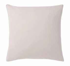 Hotel Deluxe European Pillowcase Natural and White