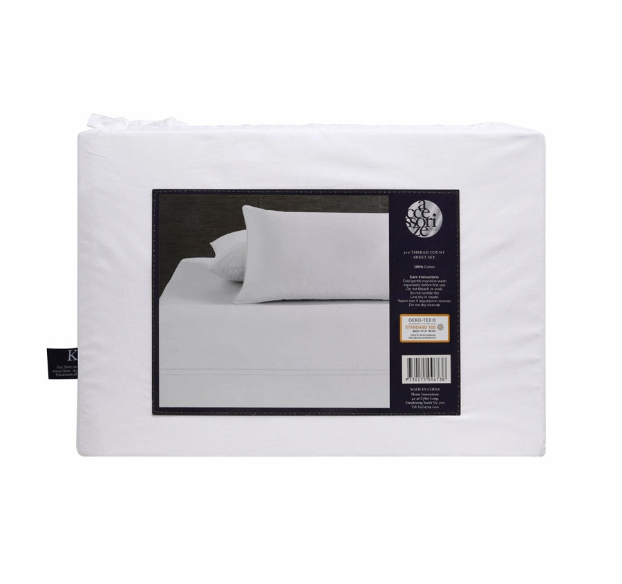 Hotel Deluxe Mega Sheet Set Range White