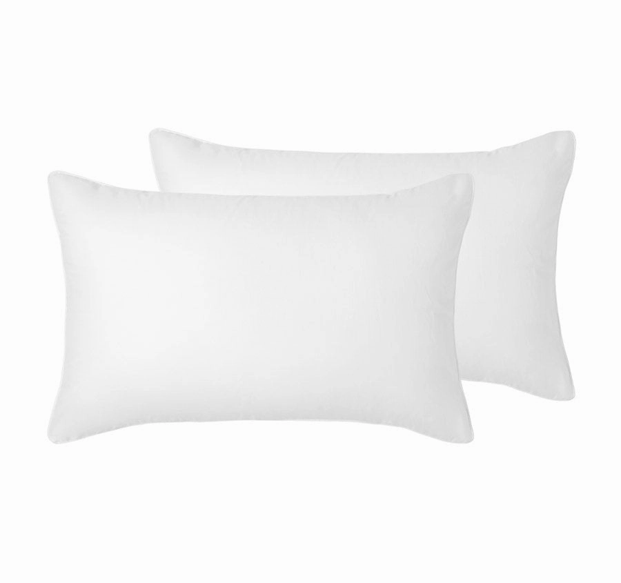 Hotel Deluxe Standard Pillowcase Pair White