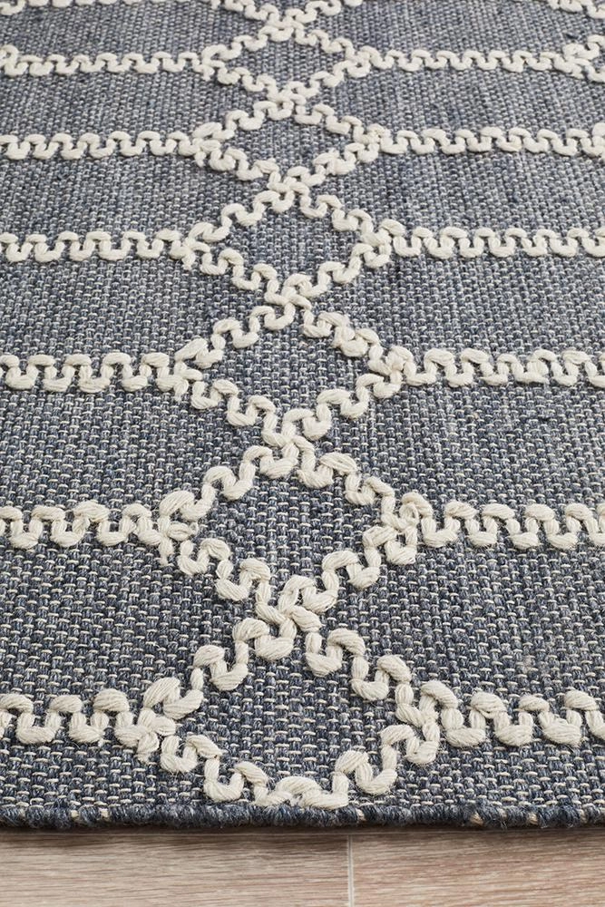 Hudson 805 Rug (Blue) by Rug Culture