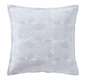 Hydrangea European Pillowcase Chambray