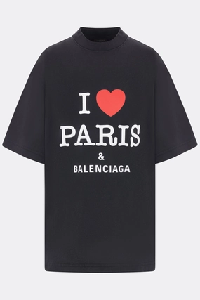 I Love Paris & Balenciaga cotton t-shirt