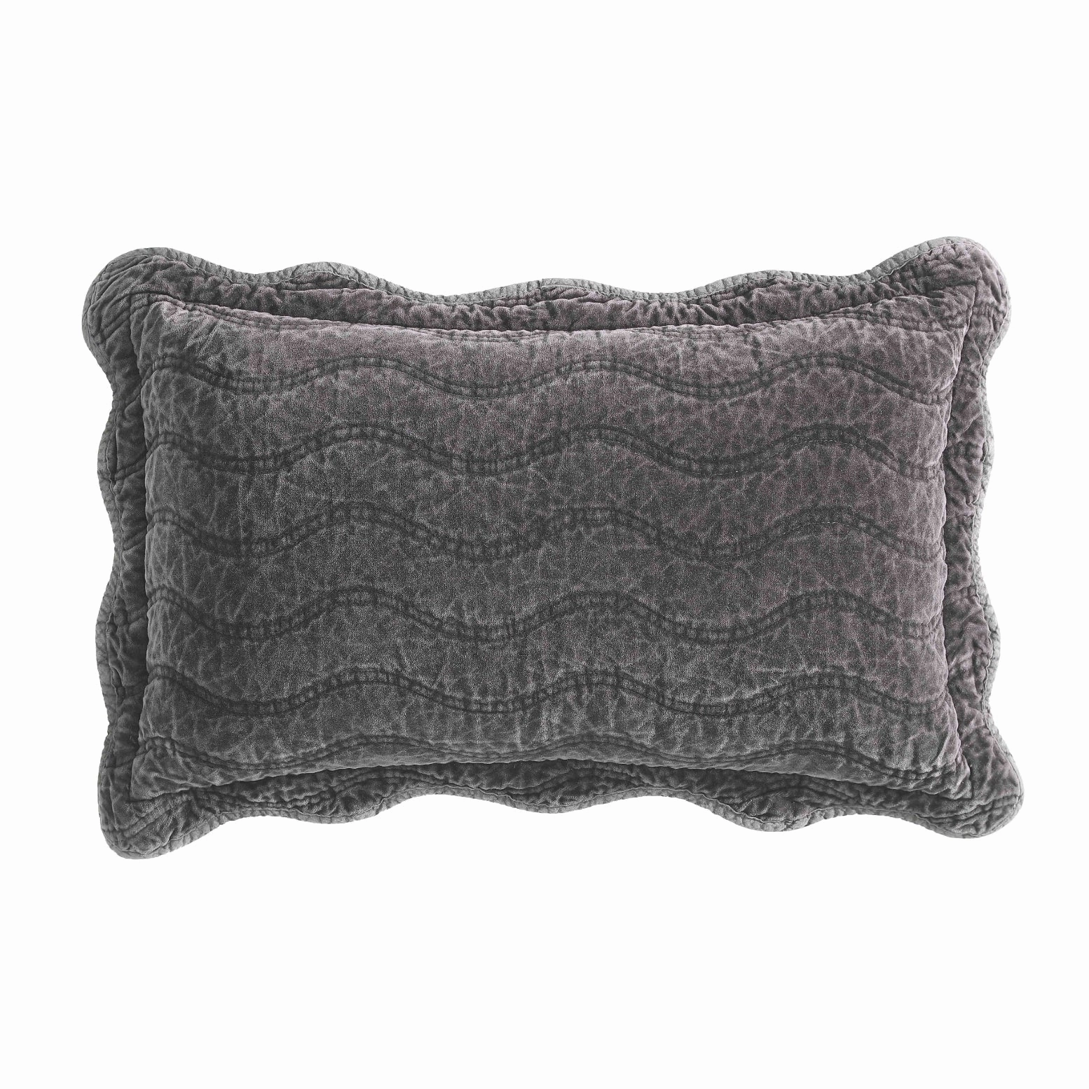 Indiana Charcoal Cushion by Private Collection