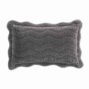 Indiana Charcoal Cushion by Private Collection