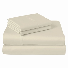 Jenny McLean Style De Vie 1000TC Cotton Sheet Set - Plaster