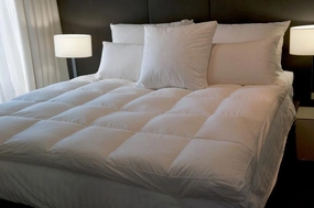 King Single Size Mattress Topper 95% Premium Polish Goose Down Extra thick German Batiste TE100