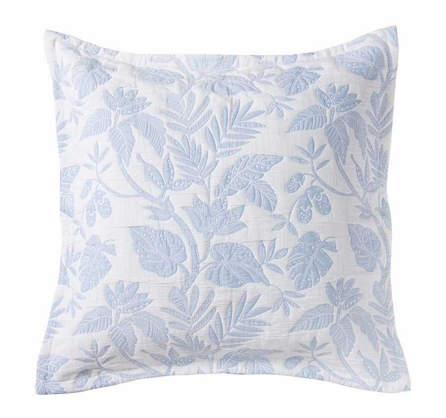 Laurieton European Pillowcase Blue