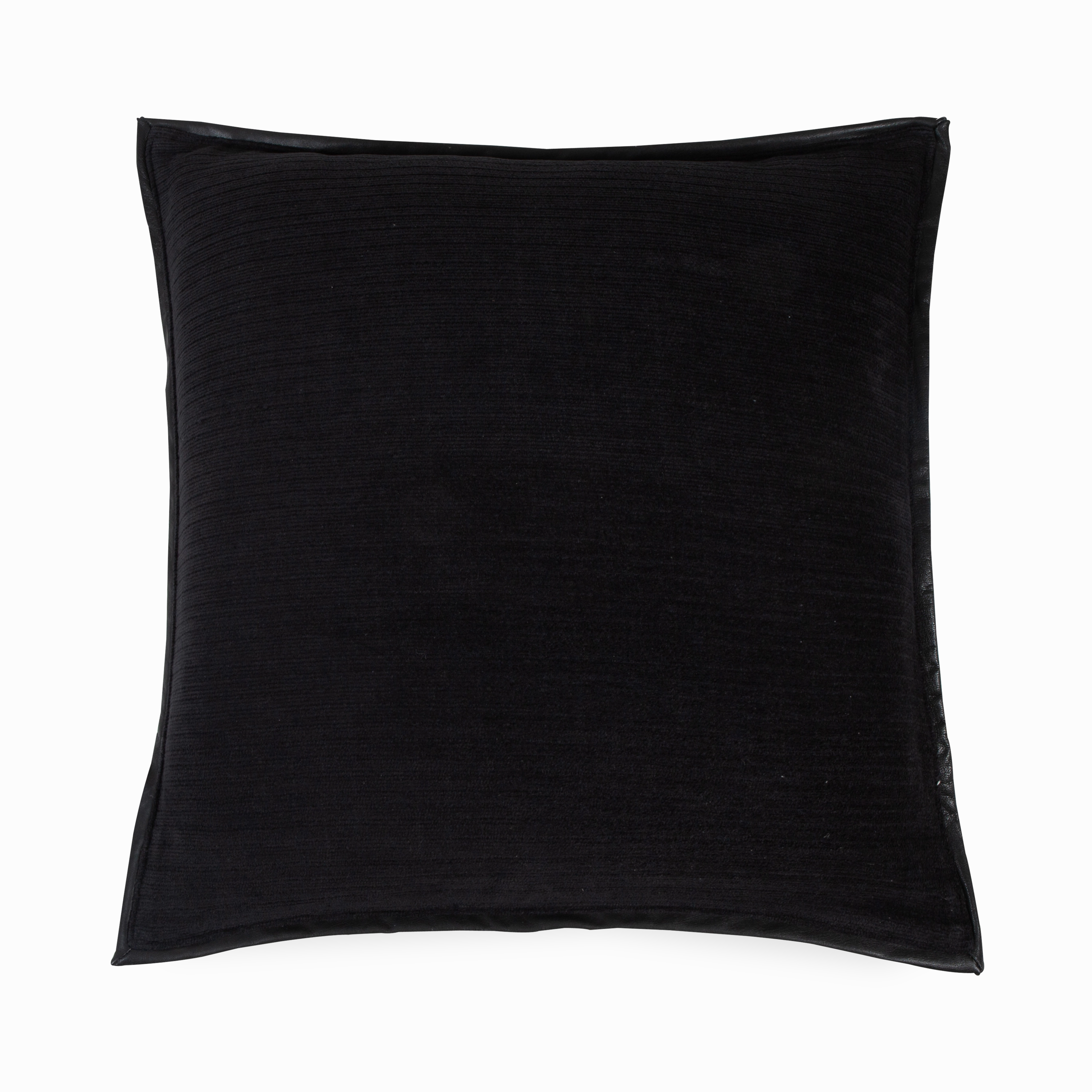 Leather Border Pillow