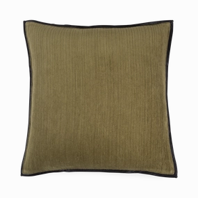 Leather Border Pillow