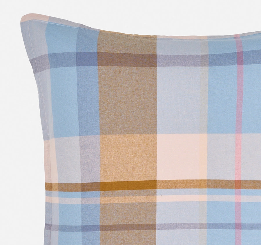 Lennon European Pillowcase Blue