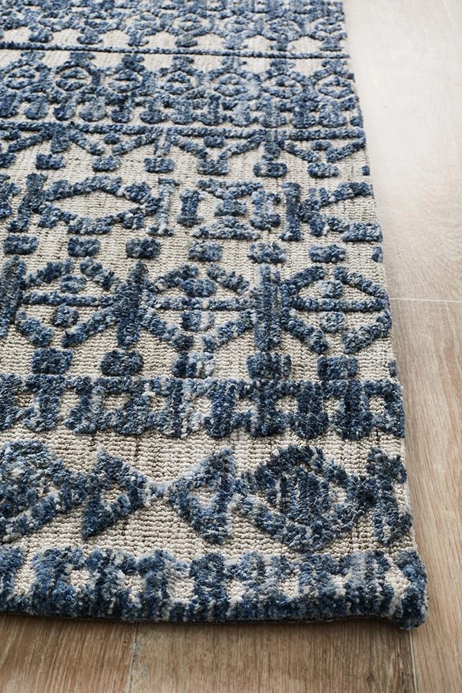 Levi 363 Rug (Navy Grey) by Rug Culture