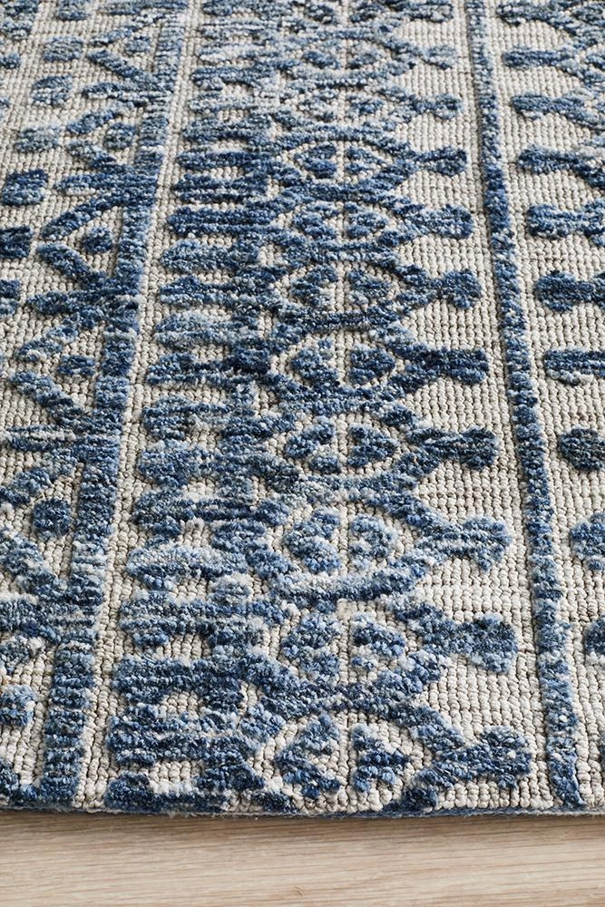 Levi 363 Rug (Navy Grey) by Rug Culture