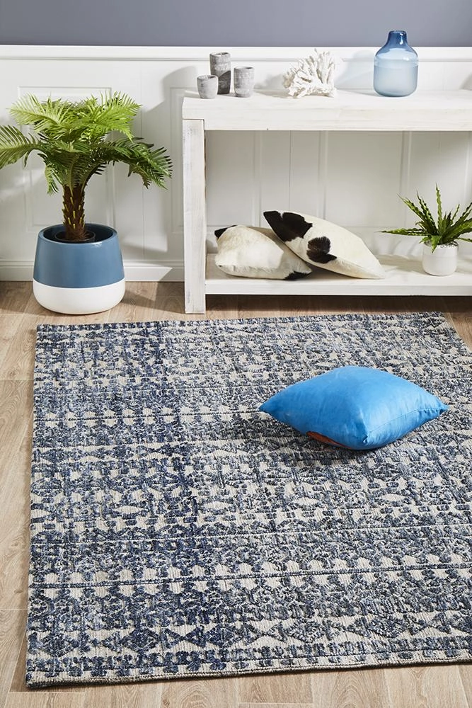 Levi 363 Rug (Navy Grey) by Rug Culture