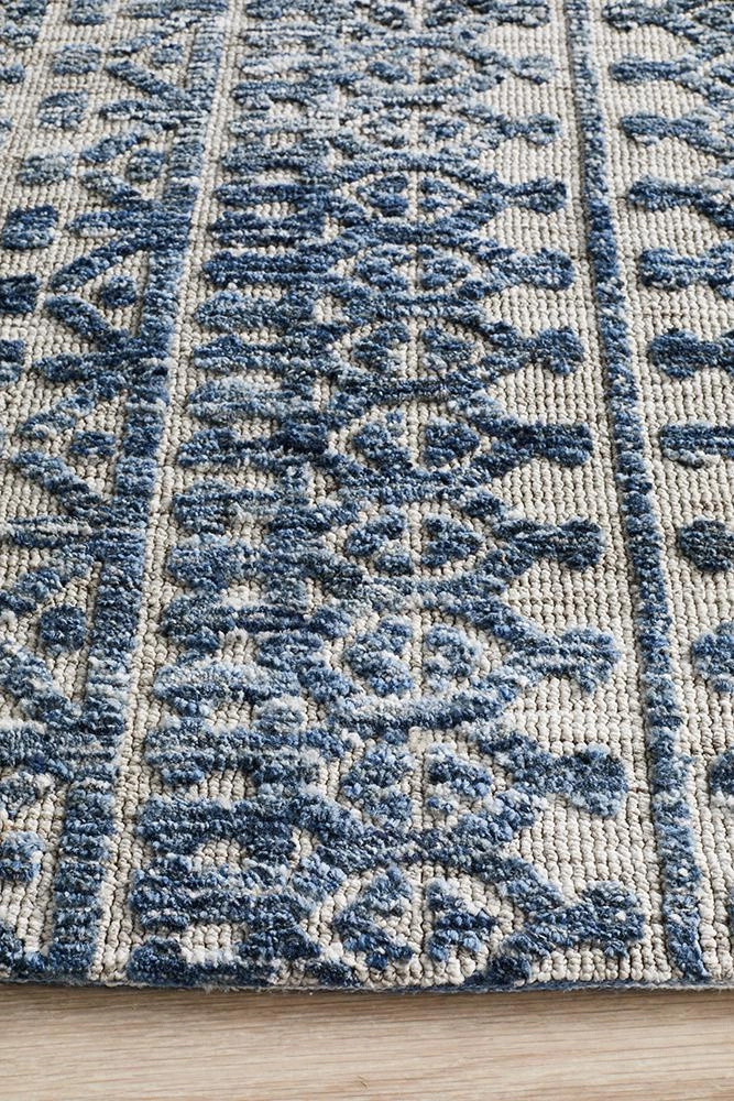 Levi 363 Rug (Navy Grey) by Rug Culture