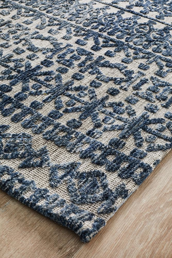 Levi 363 Rug (Navy Grey) by Rug Culture