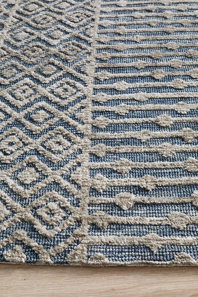 Levi 365 Rug (Navy Grey) by Rug Culture