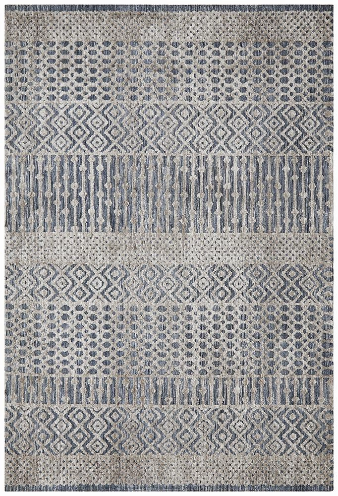 Levi 365 Rug (Navy Grey) by Rug Culture