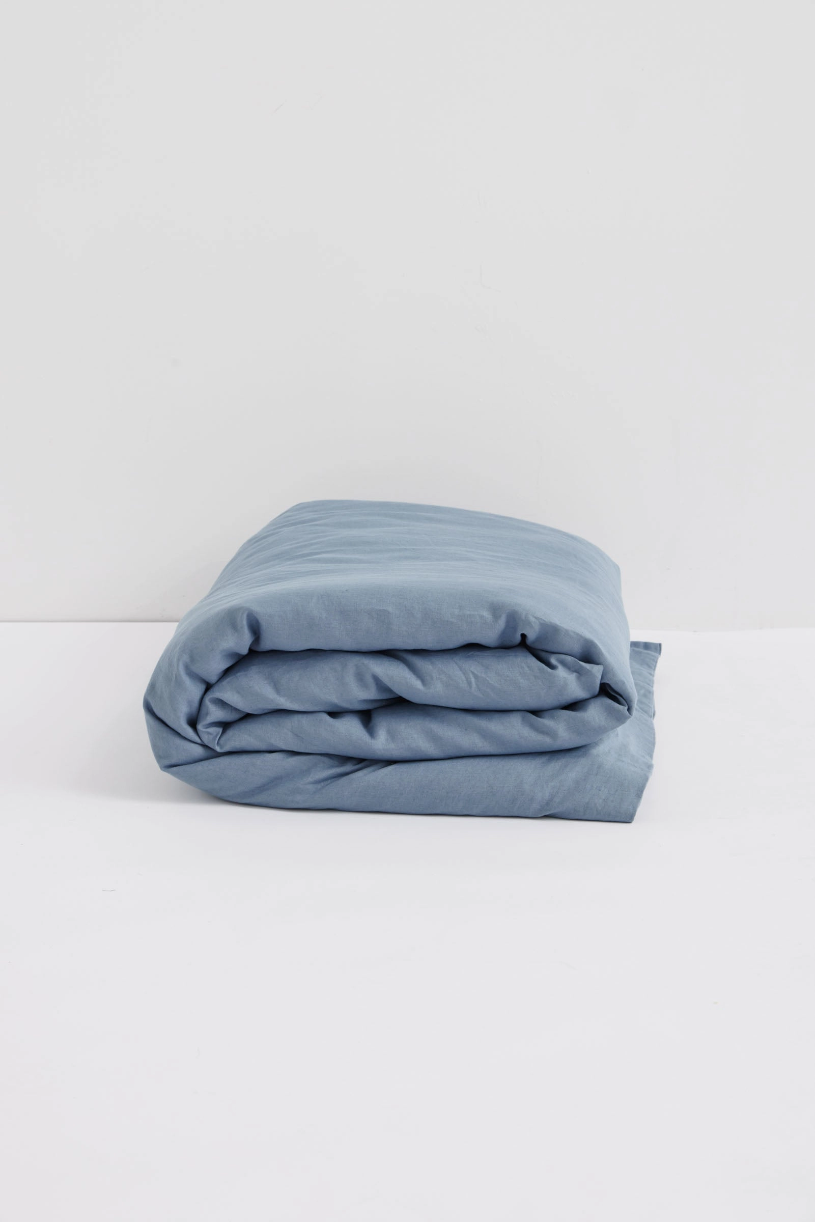 Linen Fitted Sheet Ocean