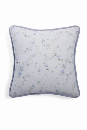 Linen Throw Pillow - WATER LILY
