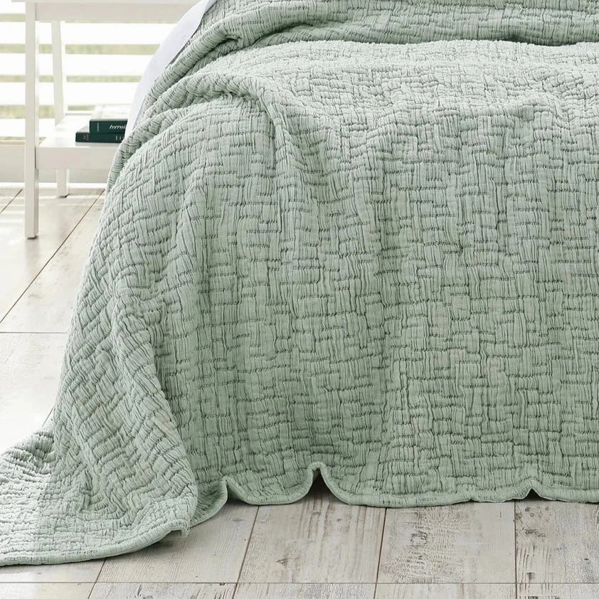 Livie Mist Coverlet Set by MM Linen