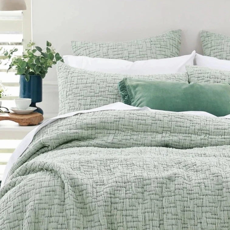 Livie Mist Coverlet Set by MM Linen