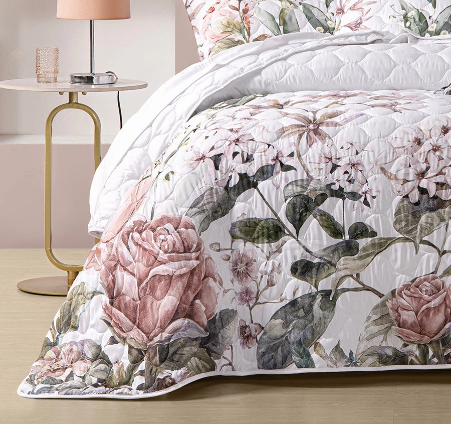 Lorna Bedspread Set Range White