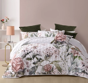 Lorna Bedspread Set Range White