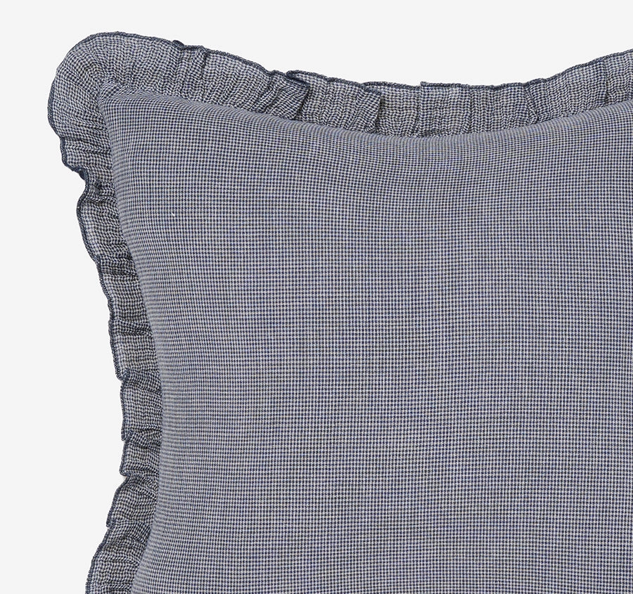 Lucy European Pillowcase Navy