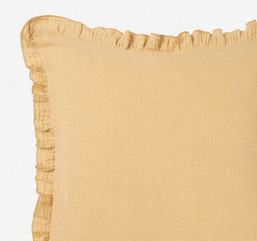 Lucy European Pillowcase Saffron