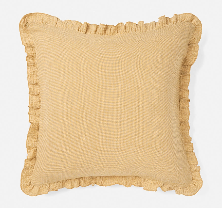 Lucy European Pillowcase Saffron