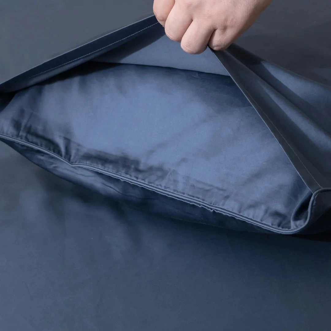 Luxe Sateen Pillowcase Set - Midnight