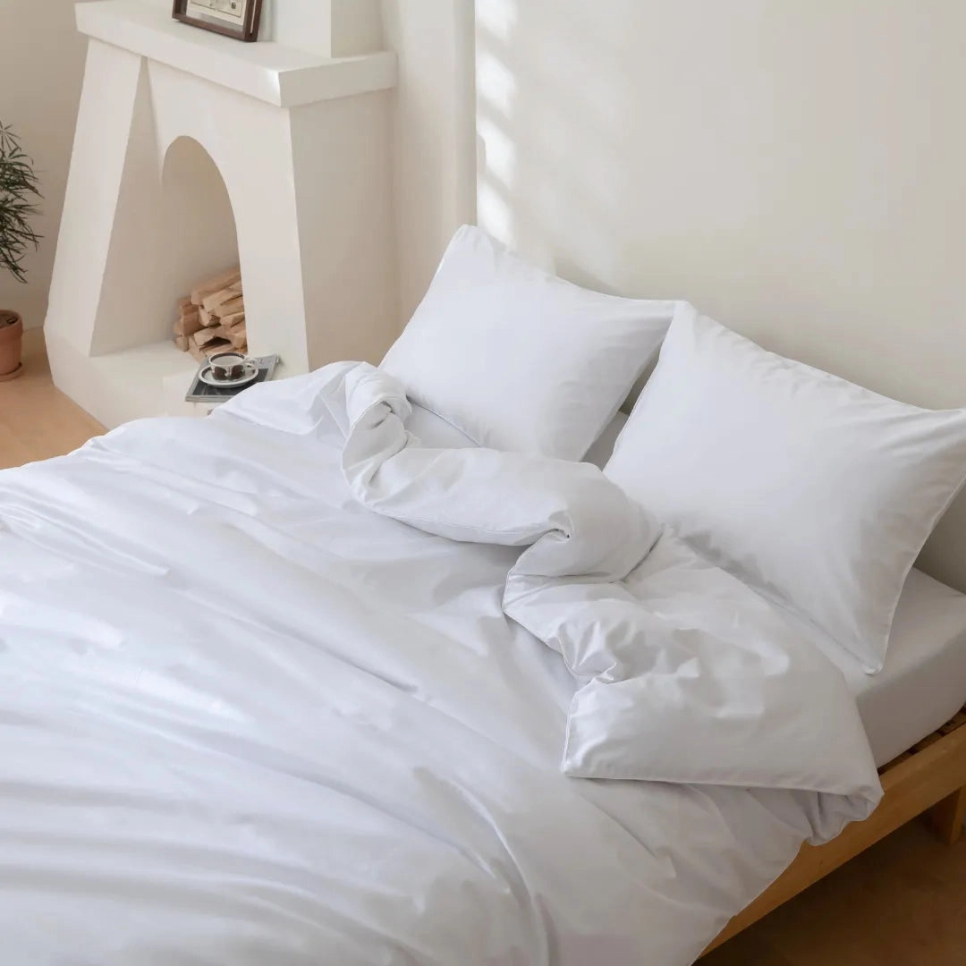 Luxe Sateen Pillowcase Set - White