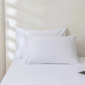 Luxe Sateen Pillowcase Set - White