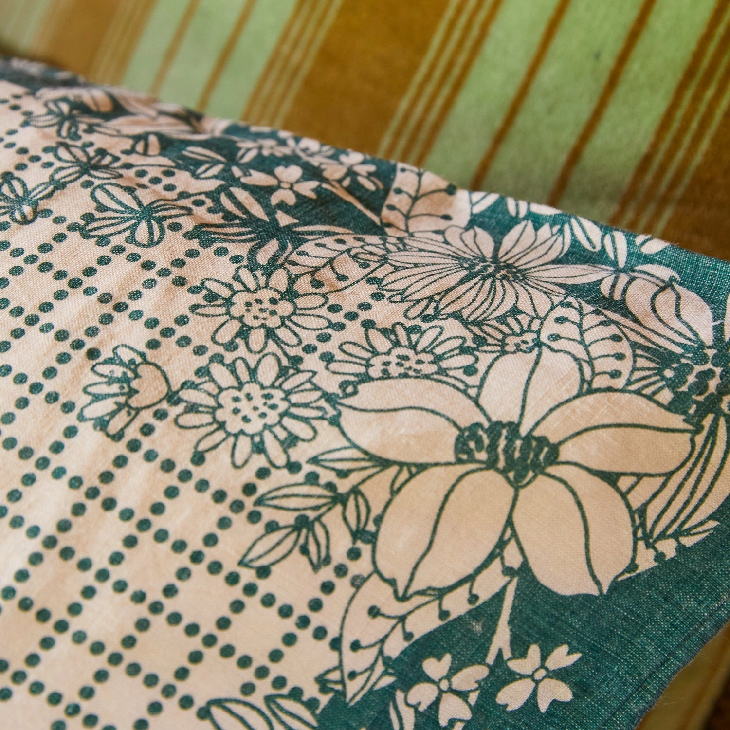 Mallorie Linen Pillowcase Set - Forest