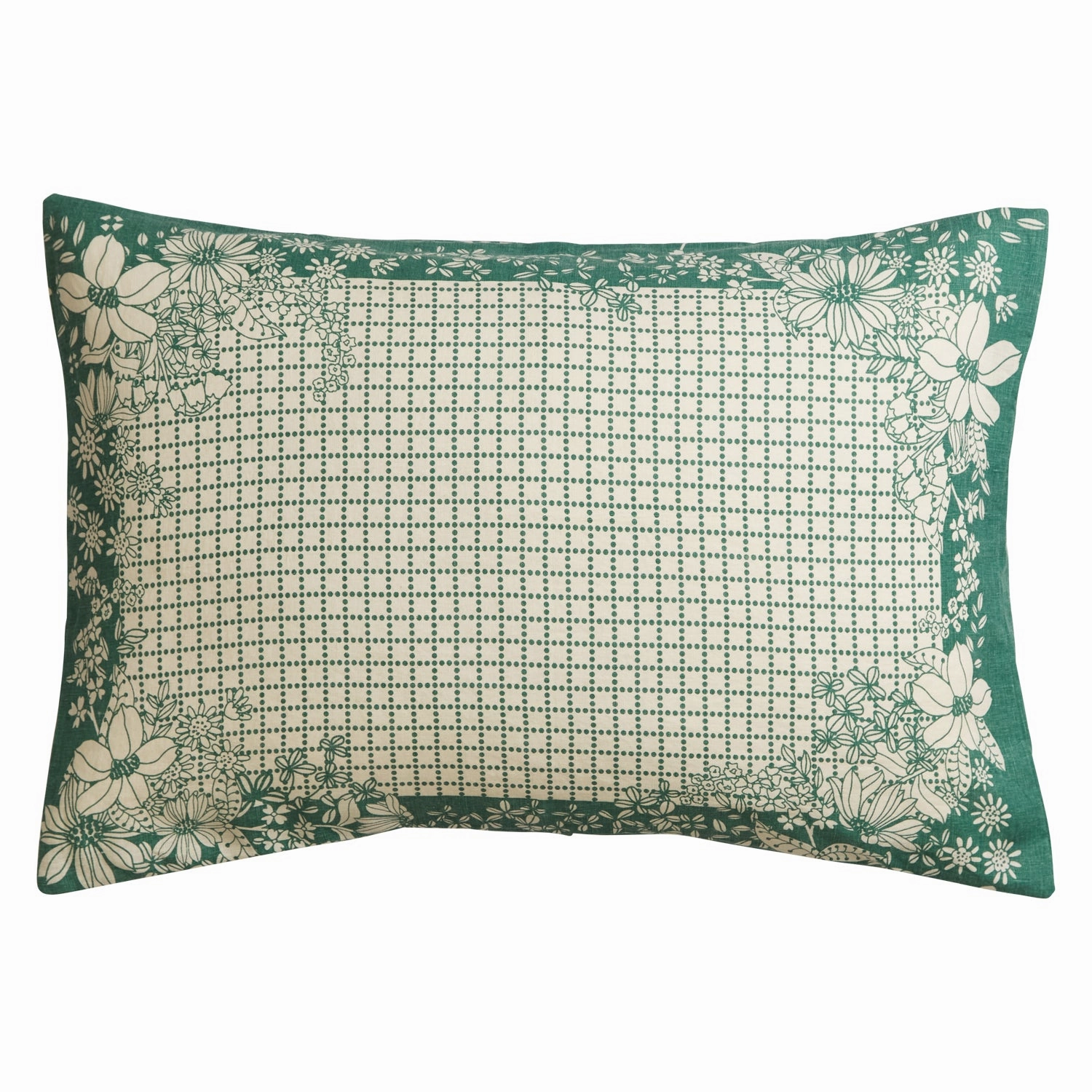 Mallorie Linen Pillowcase Set - Forest
