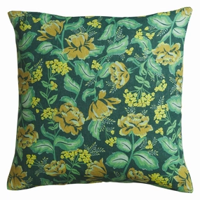Margot Linen Euro Pillowcase Set - Forest
